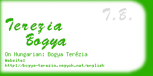 terezia bogya business card