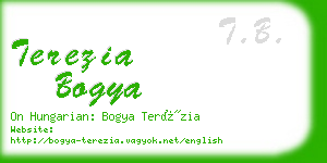 terezia bogya business card